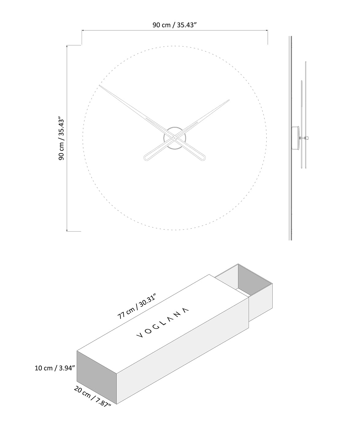 Size chart for Vivo 90